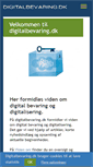Mobile Screenshot of digitalbevaring.dk